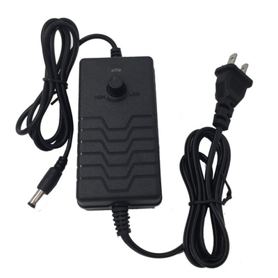 Adaptador de tensão ajustável preto de 24V-36V 24W com conecção por C-Power