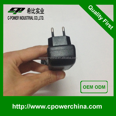 Fornecedor de energia 12V 1A AC DC Adaptador de energia 1000mA PSU 12W para US EU Plug