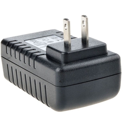 24V preto 1A Plug de parede POE Injetor Ethernet Adaptador IP Telefone Fonte de alimentação de câmera 24 V