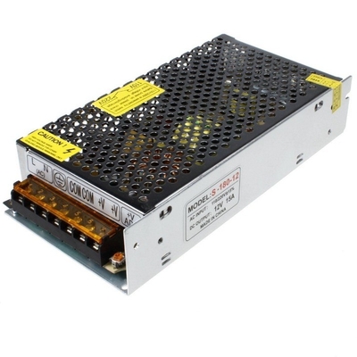 Fonte de alimentação de saída única 12V 15A 180W DC para fontes de alimentação de comutação a 50/60Hz