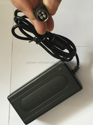 Certificado CE Adaptador de alimentação de computador de 12 V 5 A para fonte de alimentação AC DC de 4 pines de 60 W em preto
