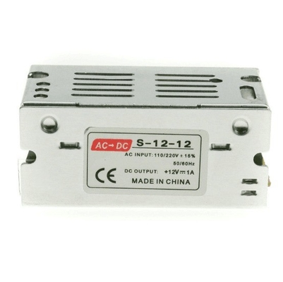Fonte de alimentação de comutação de 12 V 1,2 A 12 W para saída de energia LED e CC