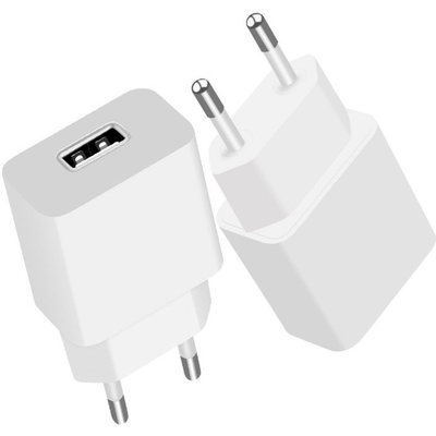 Saída de corrente contínua 5V 1A/2A EU Adaptador de viagem de energia USB Plug com saída de carregador de parede USB