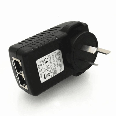 48V 0.5A 24w PoE Injetor de energia por Ethernet Adaptador para ponto de acesso sem fio AP