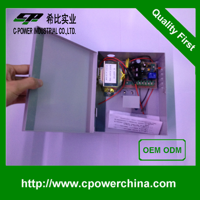 Linha Interativa 12V 5A UPS Power Door Access Control Fornecimento de energia com bateria de reserva