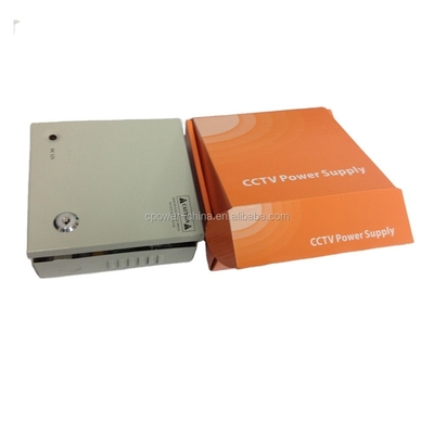 Caixa de alimentação de câmeras de CCTV de 12 V CC 3A 4CH com canais de saída personalizáveis