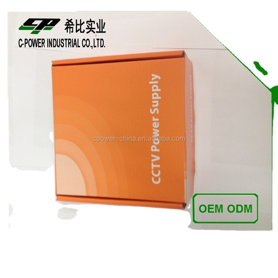 Caixa de alimentação de câmeras de CCTV de 12 V CC 3A 4CH com canais de saída personalizáveis