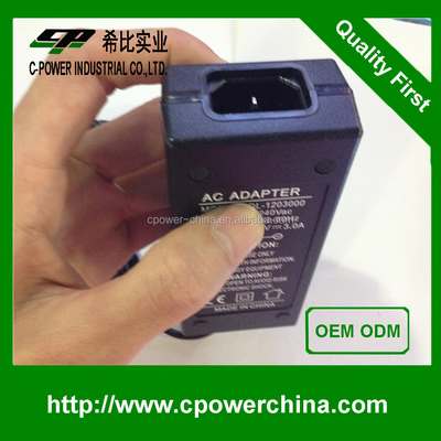 C-Power AC Converter Adaptador Certificado CE 36V 2A 72W Carregador de alimentação 5.5mmx2.5mm