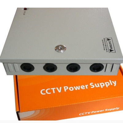 Tipo de saída Cabine de distribuição de energia de distribuição de 12 V DC de 9 portas para CCTV
