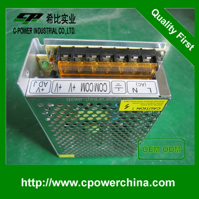 12V DC 10A 120w Fonte de alimentação de comutação para câmaras de vigilância de vídeo