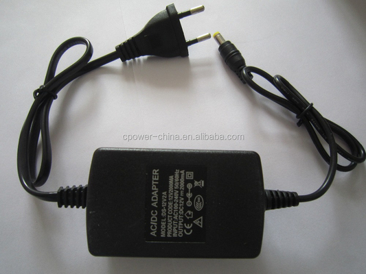 US AC 100-240V para DC 12V 2A Adaptador de alimentação para produtos eletrônicos de luz LED
