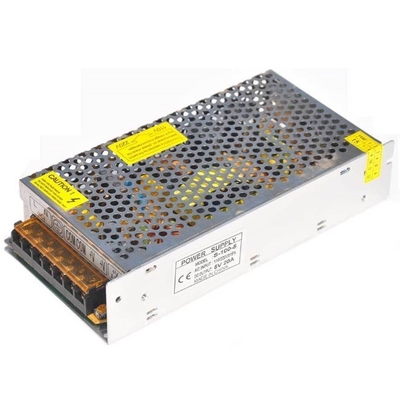 Prata Popular 100W DC 5V 12V 24V 36V 48V Driver de Fornecimento de Energia Switch para 5050 LED Strip AC 110-220V