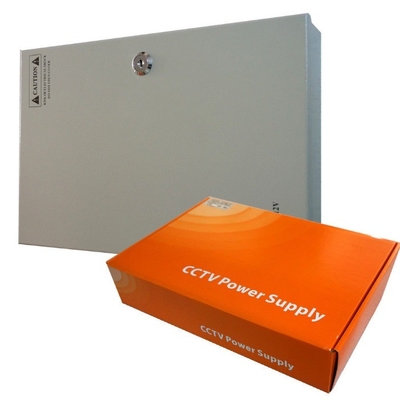 Output único 12V DC 15A 18 canais Câmera de segurança CCTV Caixa de alimentação Distribuição