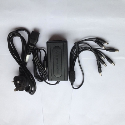 Monitor LCD Câmeras de vigilância de vídeo C-Power Supply 4 portas Split DC Cable 12V DC 5A 60W AC DC Adaptador