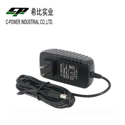 Fornecimento de energia em corrente contínua 5V 12V 24V Tipo de saída Preto 500mA 1A 2A Adaptador para dispositivos eletrônicos