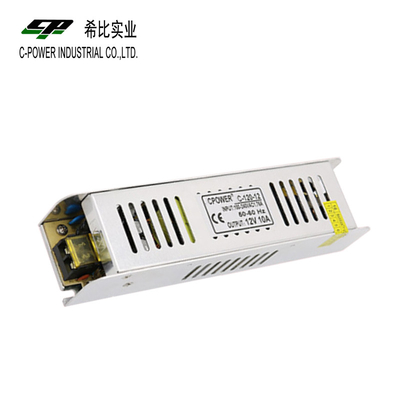 12V 10A AC/DC Fornecimento de energia de comutação para câmera de vigilância de vídeo ou iluminação LED 88% de eficiência