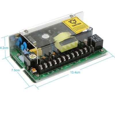 Fonte de alimentação de acesso de porta 100-240v AC 12v DC 5A com interface de bateria de reserva