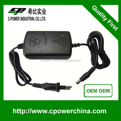 Adaptador de alimentação AC DC de 12V 1.2A de 12W com corrente de saída de 1200ma e certificado CE