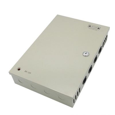 Output único cinza 9 portas 20A 12V DC Switching Power Supply Distribuição Box C-Power