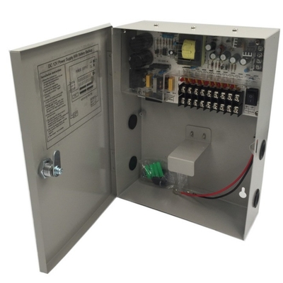 AC 110V 220V Voltagem de entrada 12V 10A 9CH Fornecimento de energia UPS com bateria de reserva por C-Power