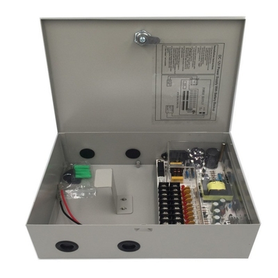 AC 110V 220V Voltagem de entrada 12V 10A 9CH Fornecimento de energia UPS com bateria de reserva por C-Power