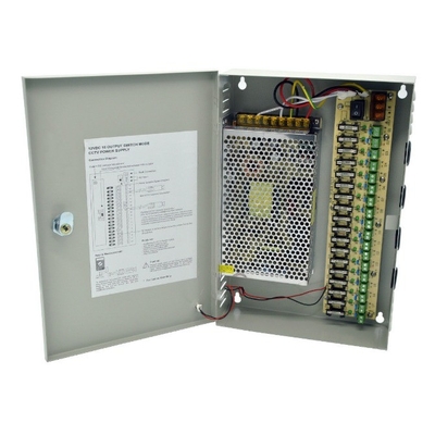 Eficiência 82% C-Power 110v 220v ac dc 12v 18ch 20a 12 volt 16 canais cctv fonte de alimentação