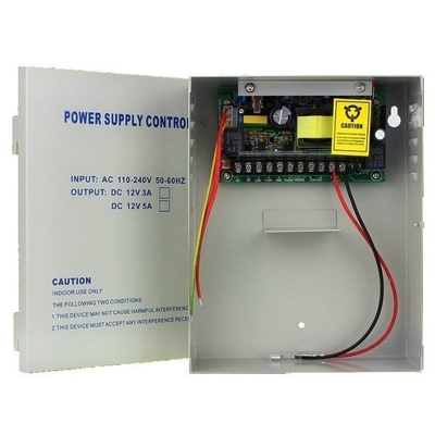 C-Power estável 100-240V UPS 12V 5A 60W Bateria de alimentação de segurança para controle de acesso