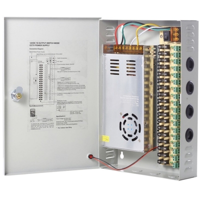 C-Power 110v 220 DC 12v 30a 18ch Fonte de alimentação de comutação com frequência de saída 50/60HZ