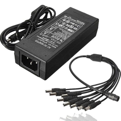 Conexão de computador 12V 5A Adaptador de alimentação de saída múltipla com 4 portas Pigtail CE certificado