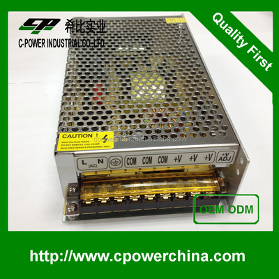 Compacto e durável 12v dc 10amp 5a Bancos industriais de alimentação com 199*98*42