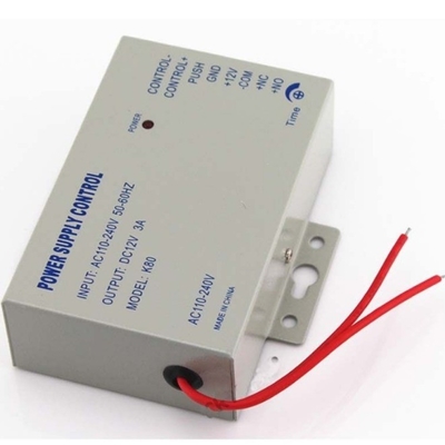 Frequência de saída 50/60Hz 12V 3A 36W Fornecimento de energia para controlo de acesso K80 por C-Power