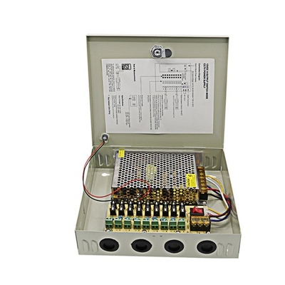 C-Power 110V 220V CCTV 12V 10A 9CH 9 Portos Regulado Unidade de Caixa de Alimentação