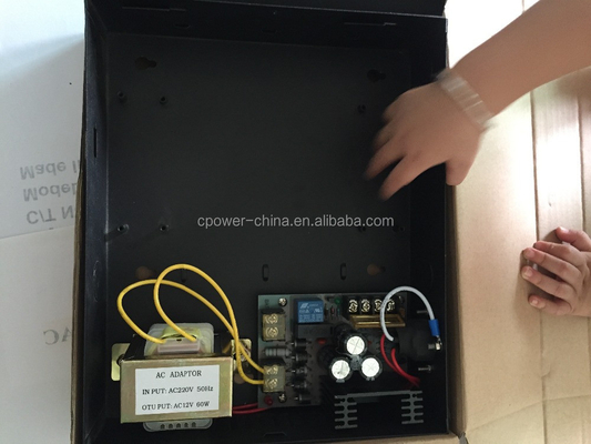 Controle de acesso 12V 5A 60W Bateria portátil 220V Fornecedora de energia para fácil instalação