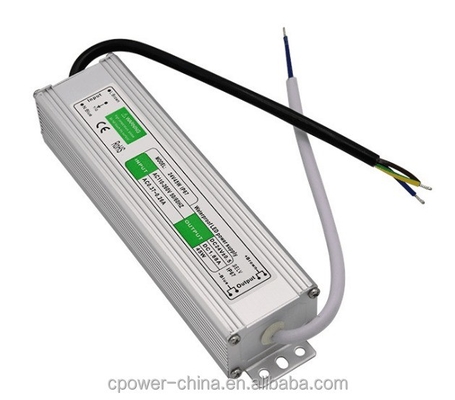 12V/24V LED Light Strip Power Supply IP67 resistente à água 45W LED Driver Tensão constante