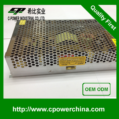 Fonte de alimentação de saída única 240w 40a 20a 10a 5v 24v Projetada para uso industrial pela C-Power