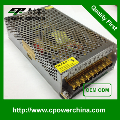 Fonte de alimentação de saída única 240w 40a 20a 10a 5v 24v Projetada para uso industrial pela C-Power