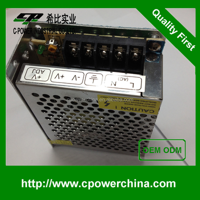 Fonte de alimentação de saída única 240w 40a 20a 10a 5v 24v Projetada para uso industrial pela C-Power