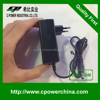 Tipo de saída de corrente contínua 12v 2a 24v 1a 24w TS-1012C Adaptador AC/DC/alimentação com certificado CE