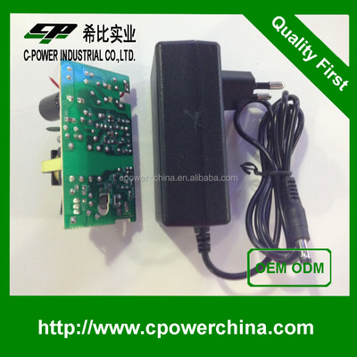 Tipo de saída de corrente contínua 12v 2a 24v 1a 24w TS-1012C Adaptador AC/DC/alimentação com certificado CE
