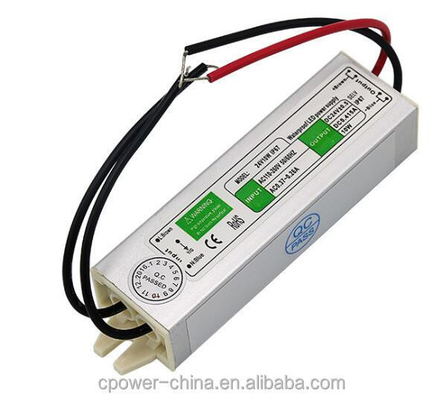 10W-200W resistente à água IP67 LED Light Transformer Supply Driver com saída de corrente contínua 24v
