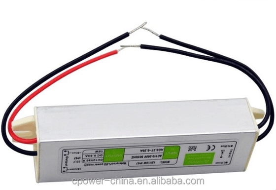 10W-200W resistente à água IP67 LED Light Transformer Supply Driver com saída de corrente contínua 24v