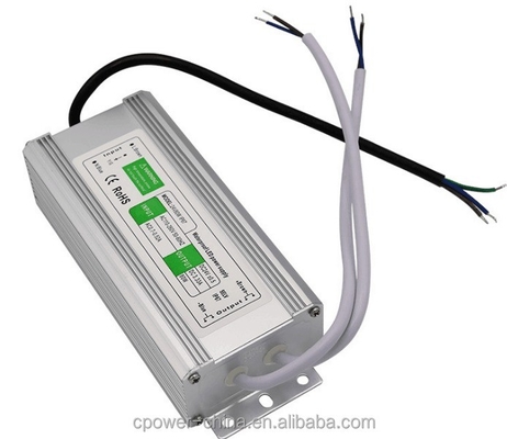 Transformador de fonte de alimentação LED à prova d'água 80W 45W 50W 60W 100W 120W DC12V/24V IP67/IP66