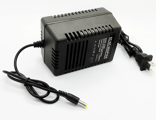 Transformador de energia elétrica linear de fase única AC a AC 24V 2A com tomada de corrente contínua 5.5*2.1