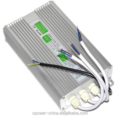 IP67 Classificado 12V 20A Fornecimento de energia CC 250W S-250-12 para tira LED Impermeável e durável