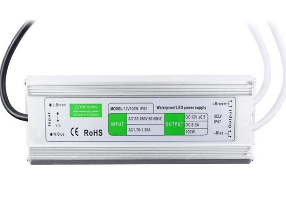 Outdoor 12V 100W 120w resistente à água SMD 3528 5050 5730 RGB Strip LED Driver Adaptador de alimentação