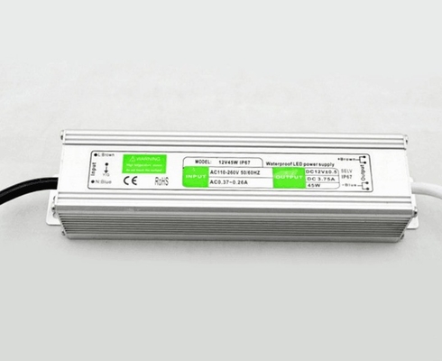Fonte de alimentação LED à prova d'água 12V 30W 45W 50W 60W AC DC 24V IP66 IP67 para tira LED