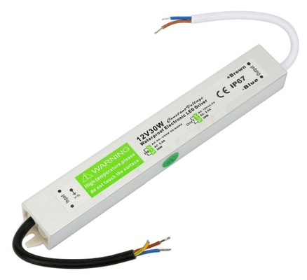 DC 12V/24V IP66/IP67 Condutor LED à prova d'água de 30W para fonte de alimentação de iluminação LED de tira LED