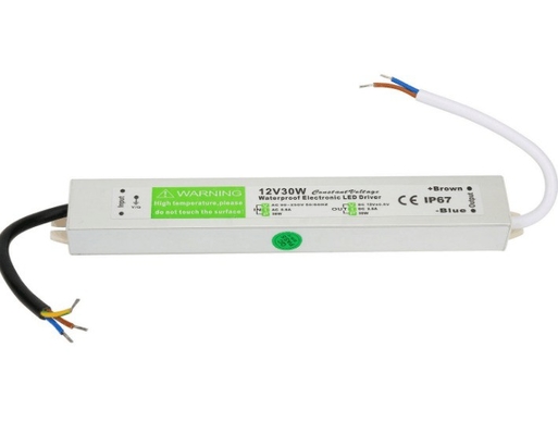 DC 12V/24V IP66/IP67 Condutor LED à prova d'água de 30W para fonte de alimentação de iluminação LED de tira LED