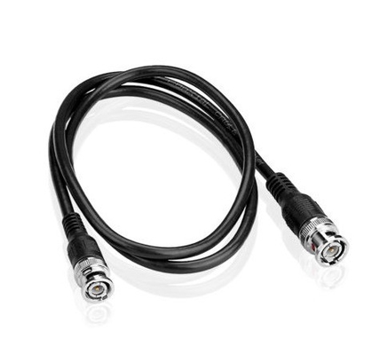 1m comprimento PVC casaco BNC CCTV vídeo cabo para CCD câmera de segurança DVR sistema de fio coaxial