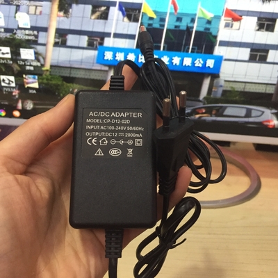 Adaptador de alimentação AC/DC de 24 W para CCTV Frequência de saída 50/60Hz Potência de saída 1-50 W